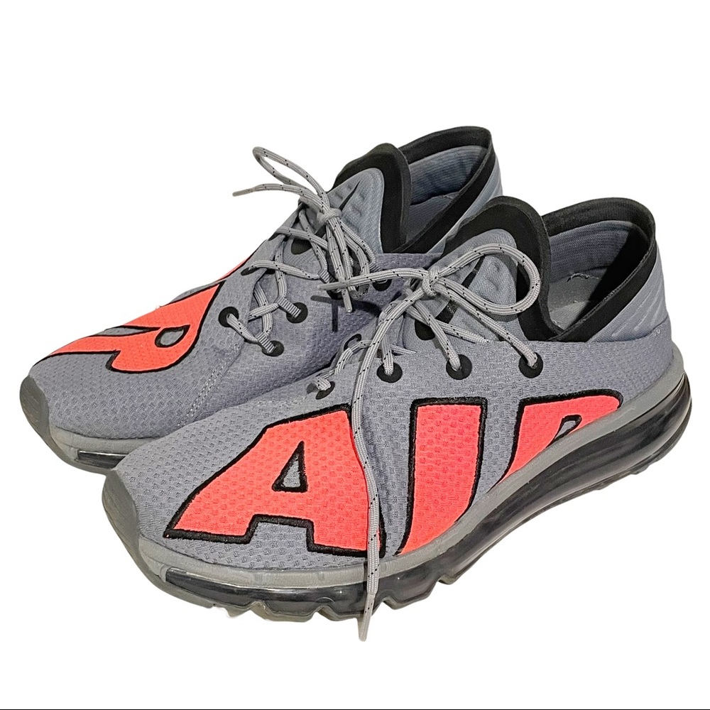 Nike Mens Size 10.5 Air Maxx Flair Sneaker Grey Low Top‎ Athletic Running Shoe